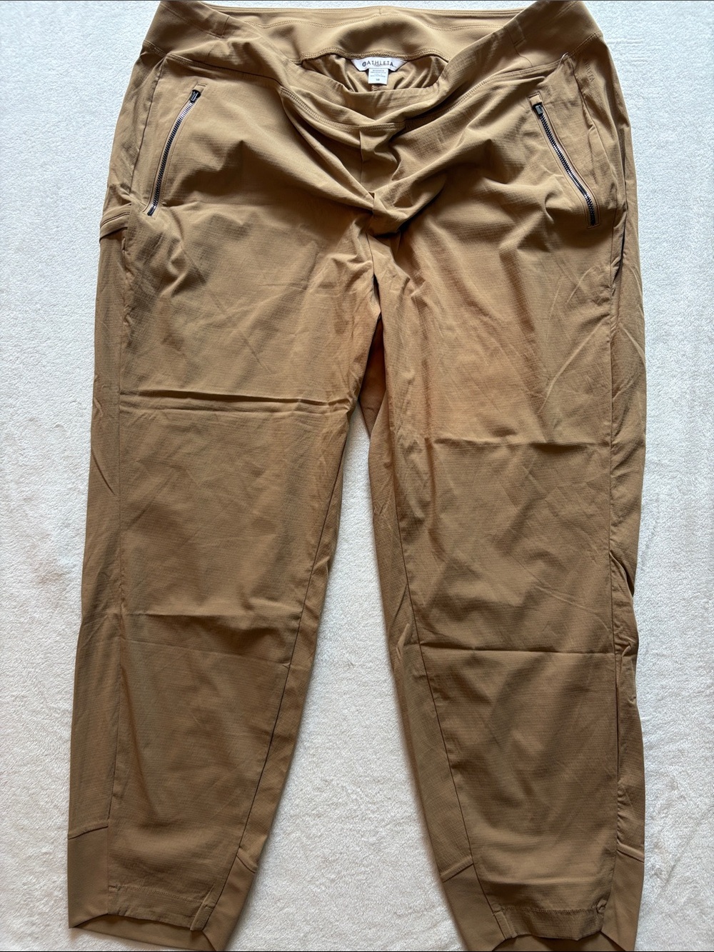 ATHLETA TAN PERFORMANCE PANTS